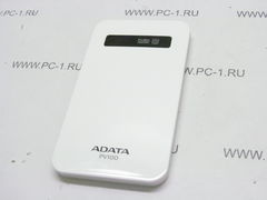 Внешняя аккумуляторная батарея ADATA PV100 /Мощность 4200 мАч /Тип батареи Литий-Полимерный /Выход USB 5V (2.1A) /Кабель micro USB /RTL