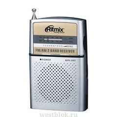 Радиоприемник Ritmix RPR 2061 серебристый