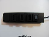 USB-хаб HB-6001H Сетевой фильтр Черный - Pic n 76878