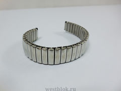 Ремень для часов резинка серебро - Pic n 94188